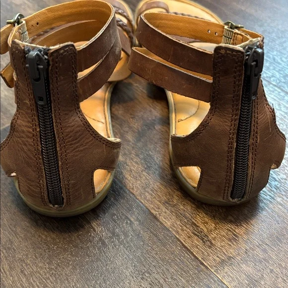 Born Brown Strappy Sandals - Picture 4 of 5